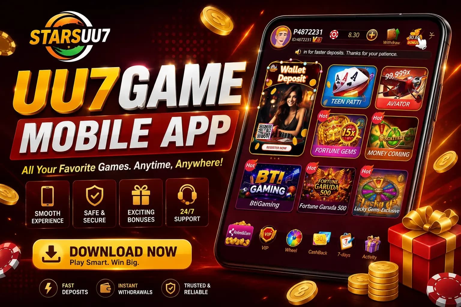 UU7GAME Mobile App cover