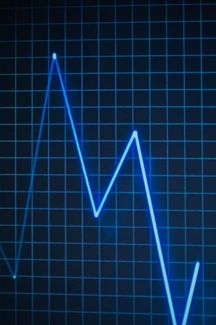 A neon blue rising line chart on a dark grid, representing the climbing multiplier in the Aviator crash game